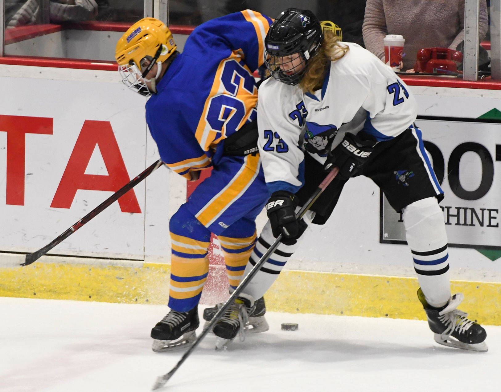 Local hockey battle